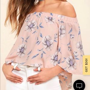 Lulu’s off the shoulder top